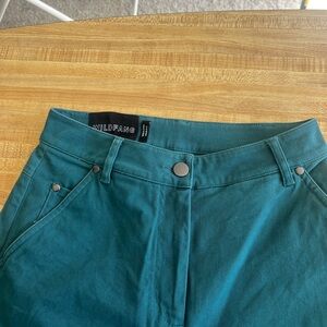 Wildfang Utility Carpenter pants teal size XS High-Rise